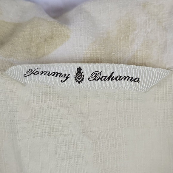 Tommy Bahama XL 100% Silk Short-Sleeve Shirt Leaf Print Button-Up Casual‎ - Picture 3 of 10
